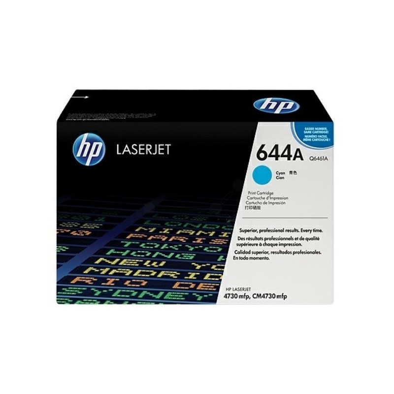 Toner cyan HP pour Color LaserJet 4730mfp (644A), Toner Express : achat en ligne de Toner cyan HP pour Color LaserJet 4730mfp (6