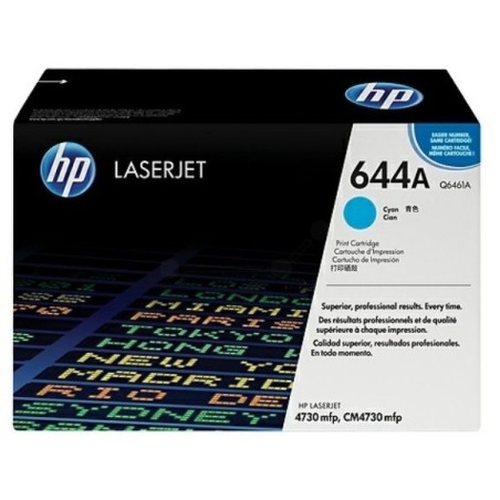 Toner cyan HP pour Color LaserJet 4730mfp (644A), Toner Express : achat en ligne de Toner cyan HP pour Color LaserJet 4730mfp (6