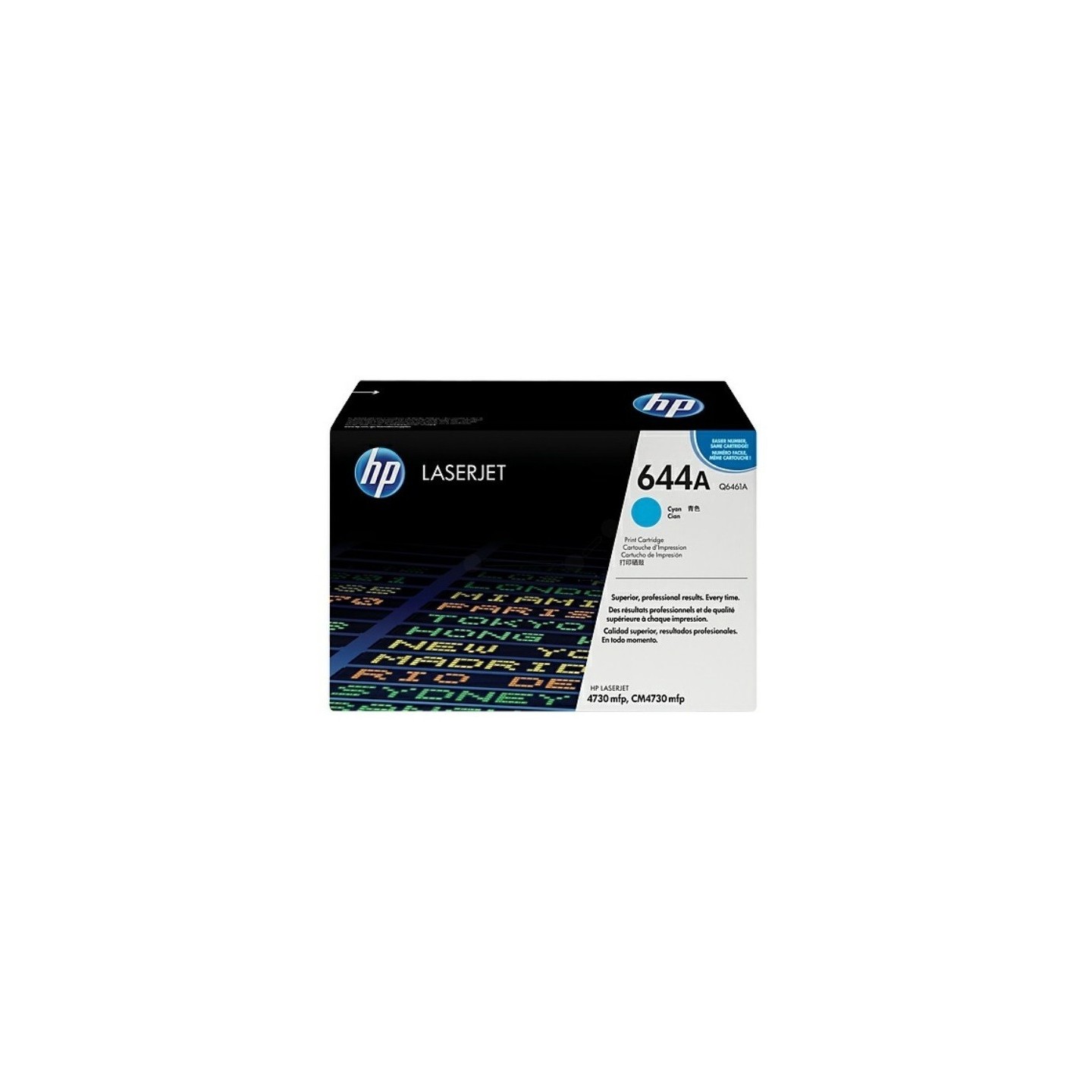 Toner cyan HP pour Color LaserJet 4730mfp (644A), Toner Express : achat en ligne de Toner cyan HP pour Color LaserJet 4730mfp (6