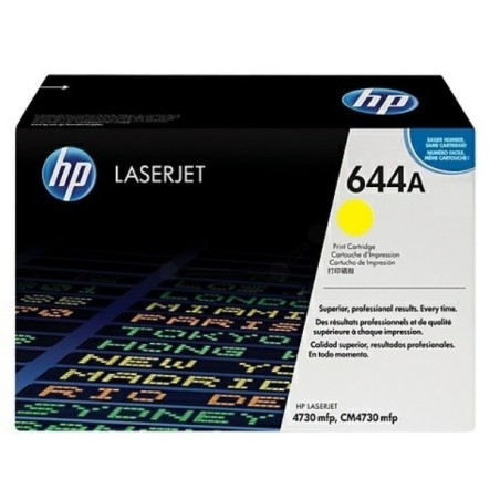 Toner yellow HP pour Color LaserJet 4730mfp (644A), Toner Express : achat en ligne de Toner yellow HP pour Color LaserJet 4730mf