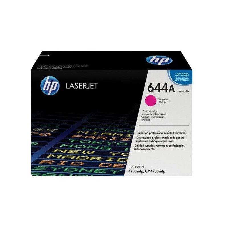 Toner magenta HP pour Color LaserJet 4730mfp (644A), Toner Express : achat en ligne de Toner magenta HP pour Color LaserJet 4730