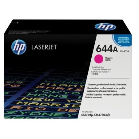 Toner magenta HP pour Color LaserJet 4730mfp (644A), Toner Express : achat en ligne de Toner magenta HP pour Color LaserJet 4730