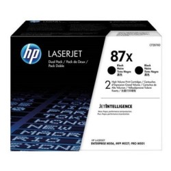 CF287XD Pack 2 Toner noir  HP pour LaserJet Pro M506 / M527 ... (87X), Toner Express : achat en ligne de Toner noir HP