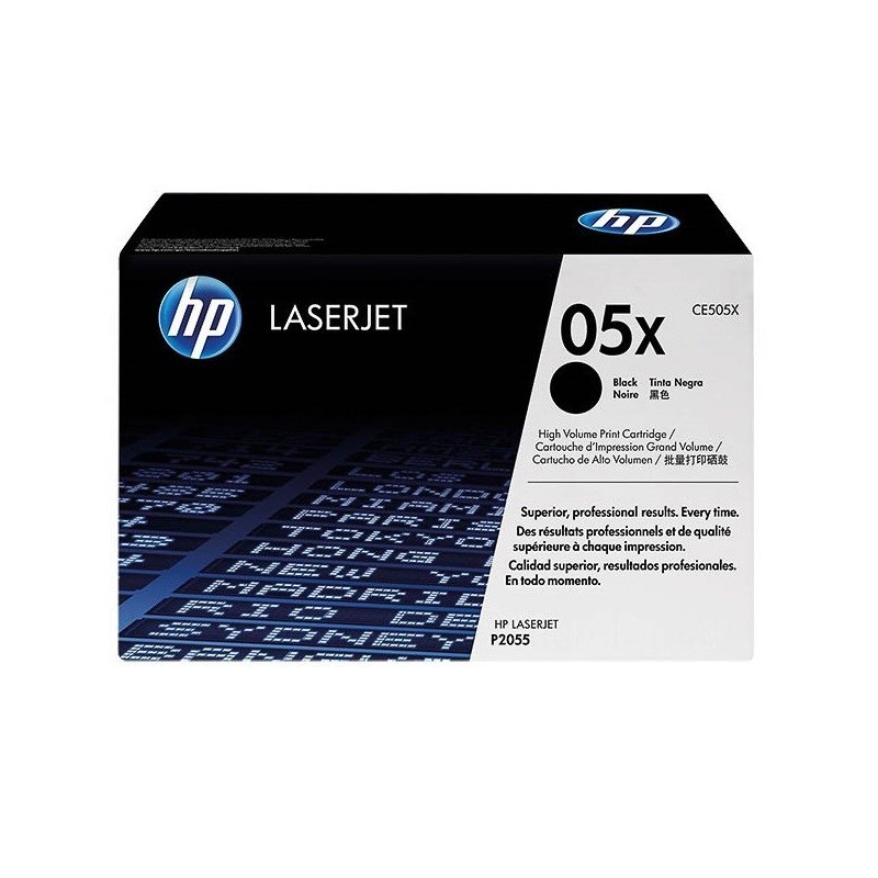 Toner noir longue durée HP pour laserjet P2055 (505X), Toner Express : achat en ligne de Toner noir longue durée HP pour laserje