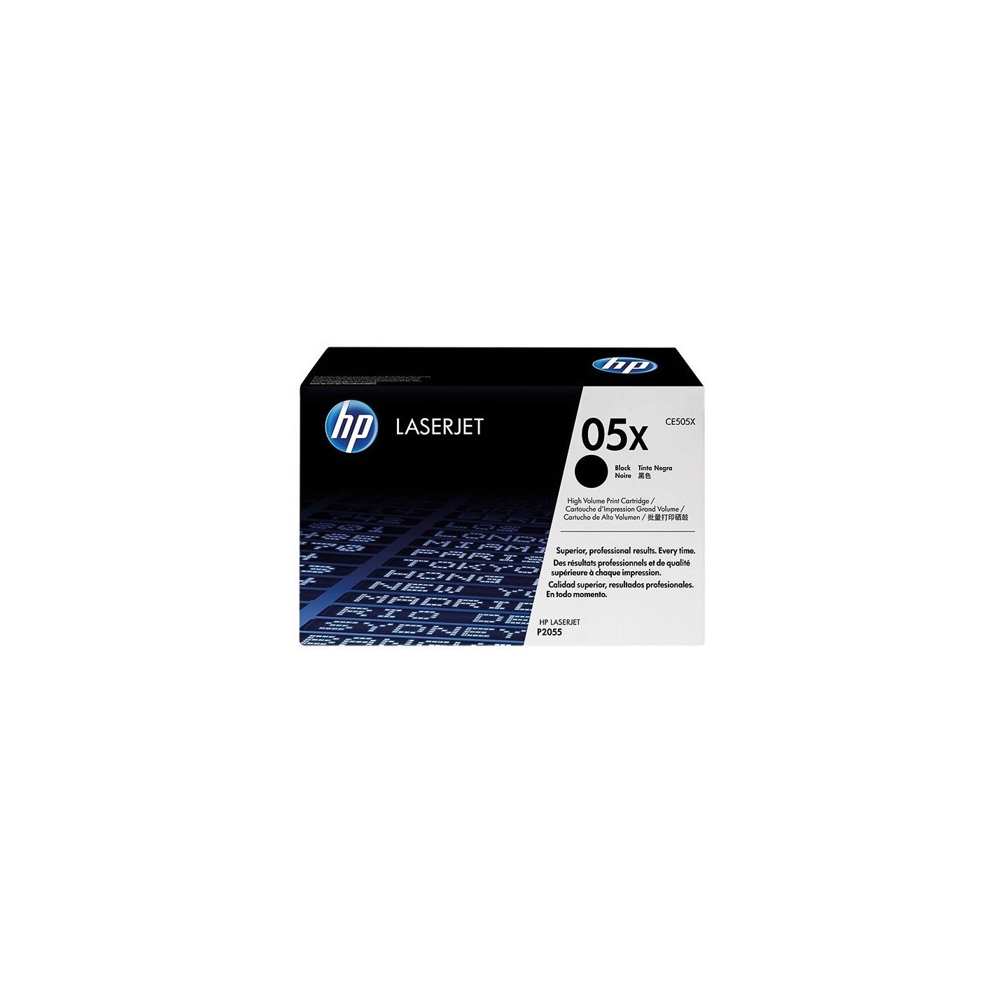 Toner noir longue durée HP pour laserjet P2055 (505X), Toner Express : achat en ligne de Toner noir longue durée HP pour laserje