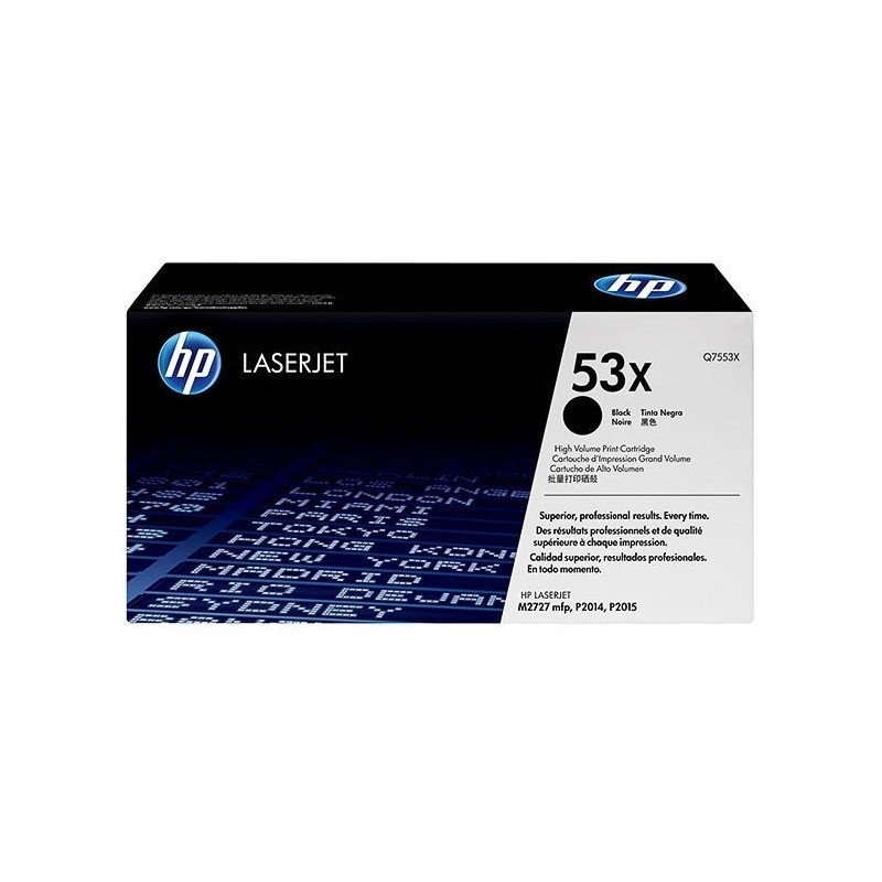 Toner noire longue durée pour HP pour LaserJet P2015 (53X), Toner Express : achat en ligne de Toner noire longue durée pour HP p