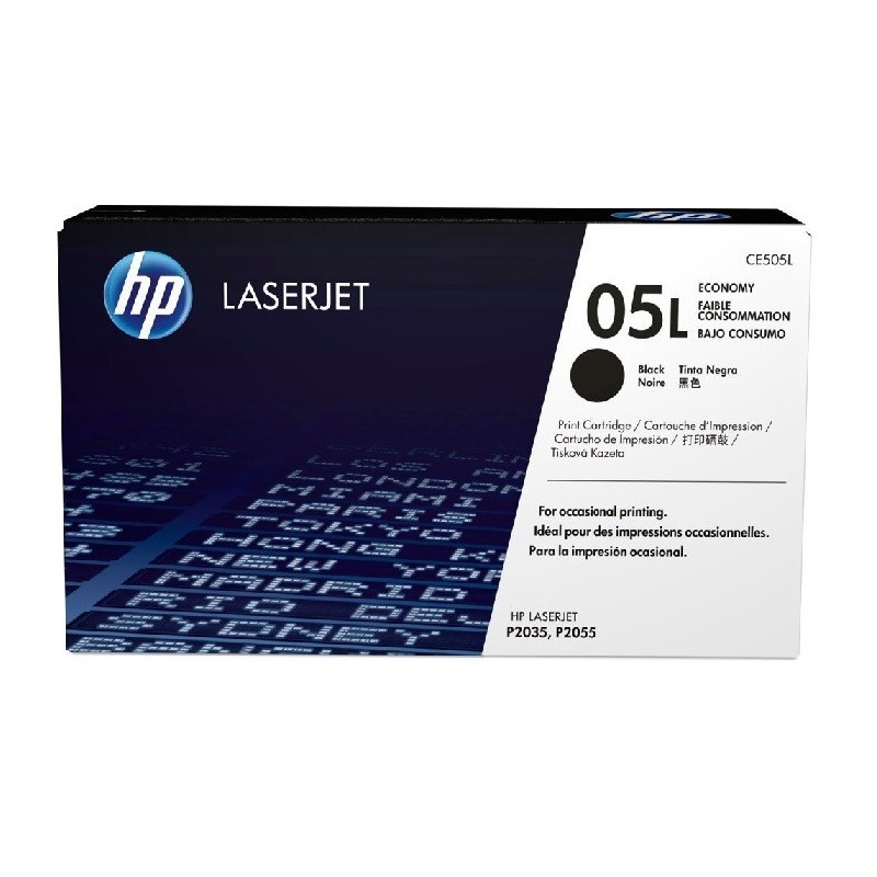 Toner noir basse capacité HP pour laserjet P2035 /  P2055 (505A), Toner Express : achat en ligne de Nouveau Toner noir b