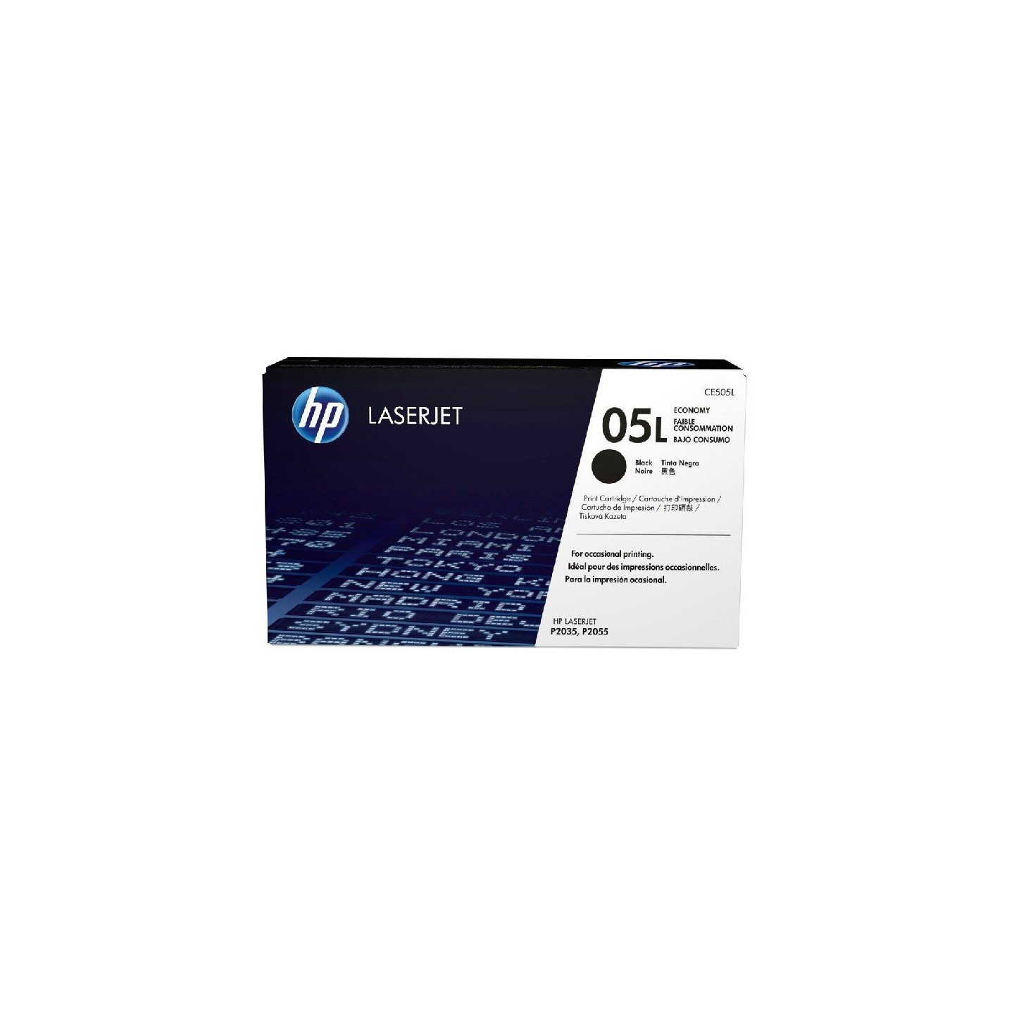 Toner noir basse capacité HP pour laserjet P2035 /  P2055 (505A), Toner Express : achat en ligne de Nouveau Toner noir b