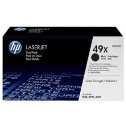 Pack de 2 Toner HP haute capacité pour LaserJet 1320 (49X), Toner Express : achat en ligne de Pack de 2 Toner HP haute capacité 