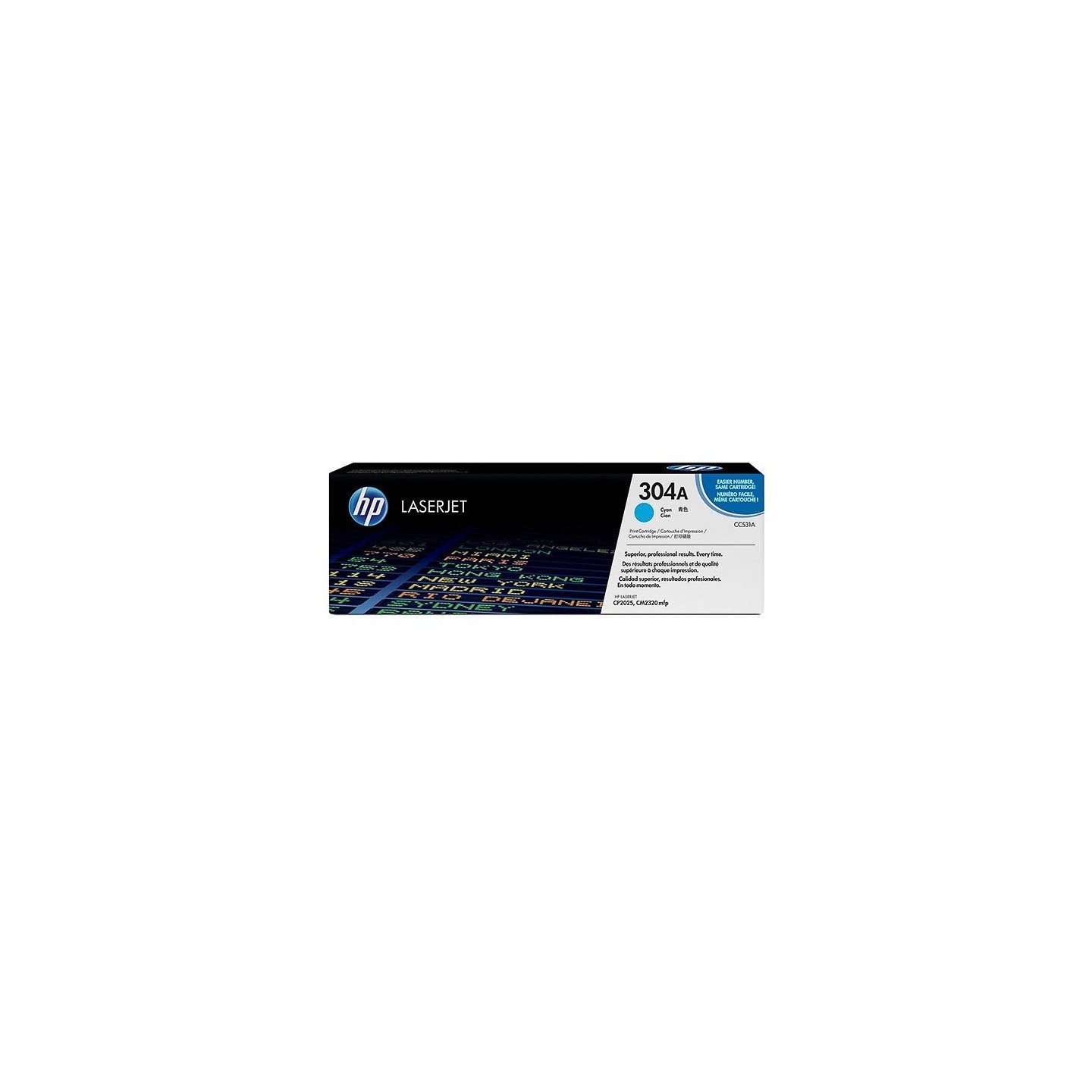 Toner cyan HP pour laserjet CP2020/CP2025/CM2320MPF (304A), Toner Express : achat en ligne de Toner cyan HP pour laserjet CP2020