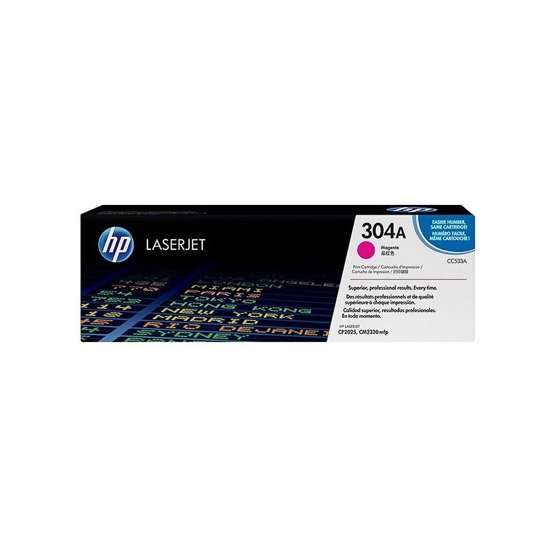 Toner magenta HP pour laserjet CP2020/CP2025/CM2320MPF (304A), Toner Express : achat en ligne de Toner magenta HP pour laserjet 