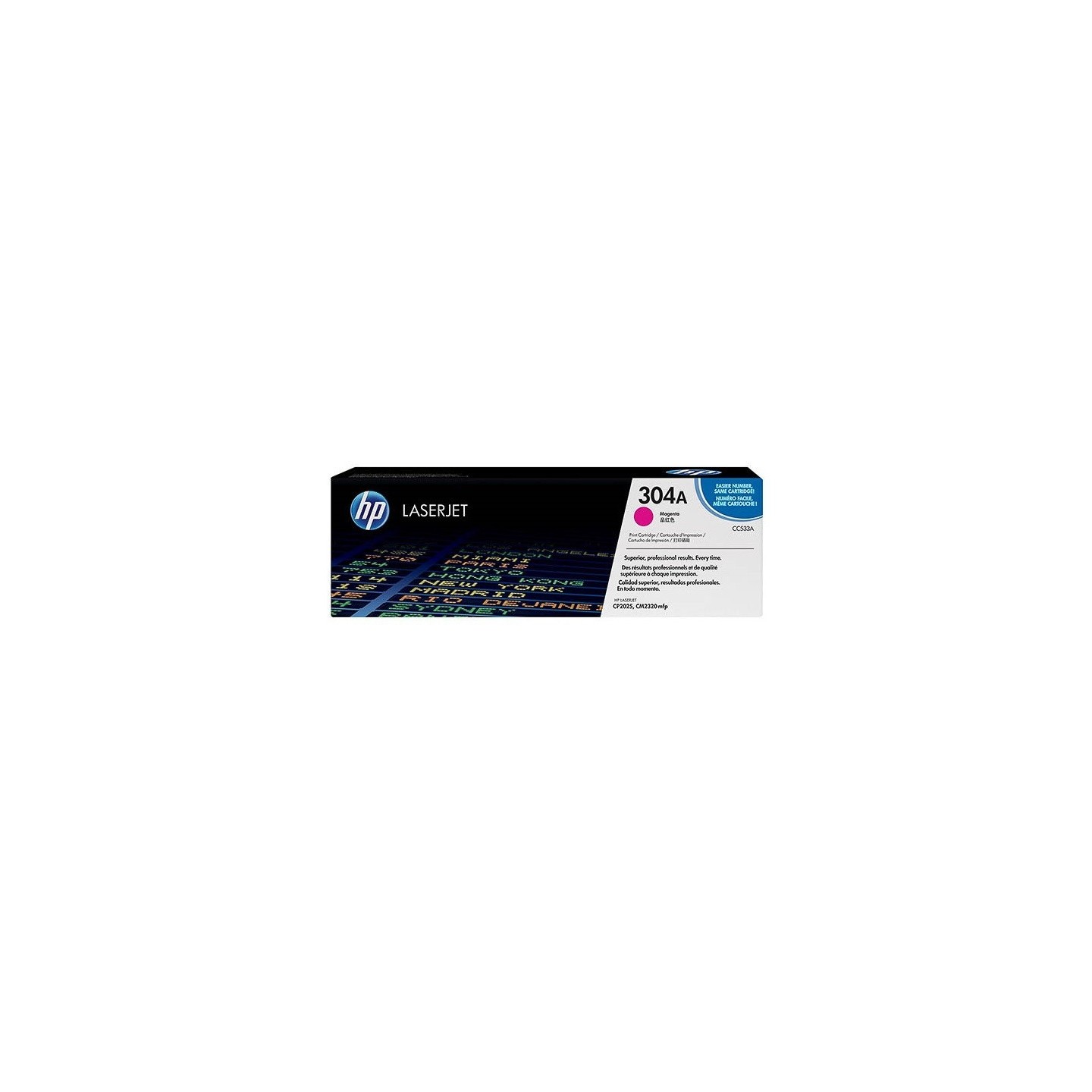 Toner magenta HP pour laserjet CP2020/CP2025/CM2320MPF (304A), Toner Express : achat en ligne de Toner magenta HP pour laserjet 