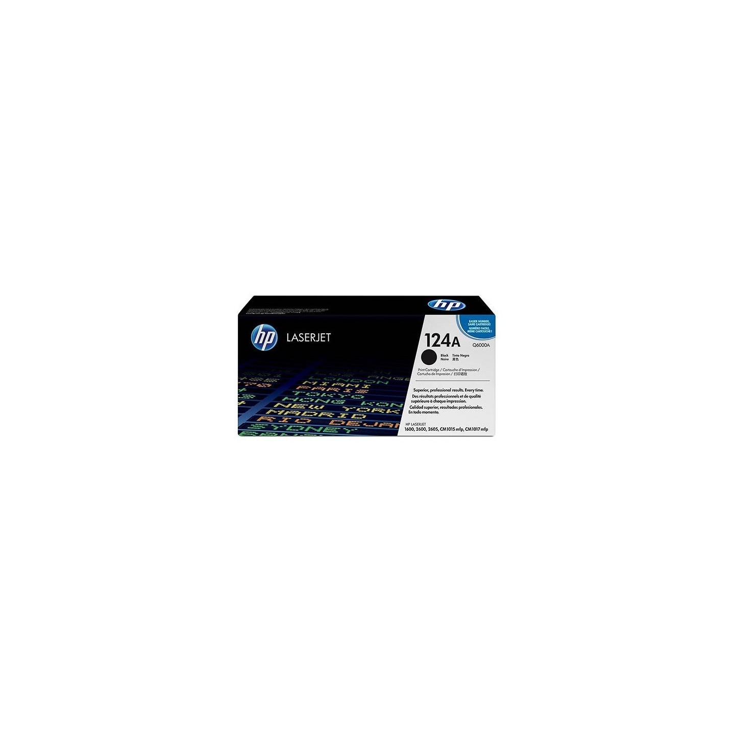 Toner HP noir pour Color LaserJet 2600n (124A), Toner Express : achat en ligne de Toner HP noir pour Color LaserJet 2600n (124A)