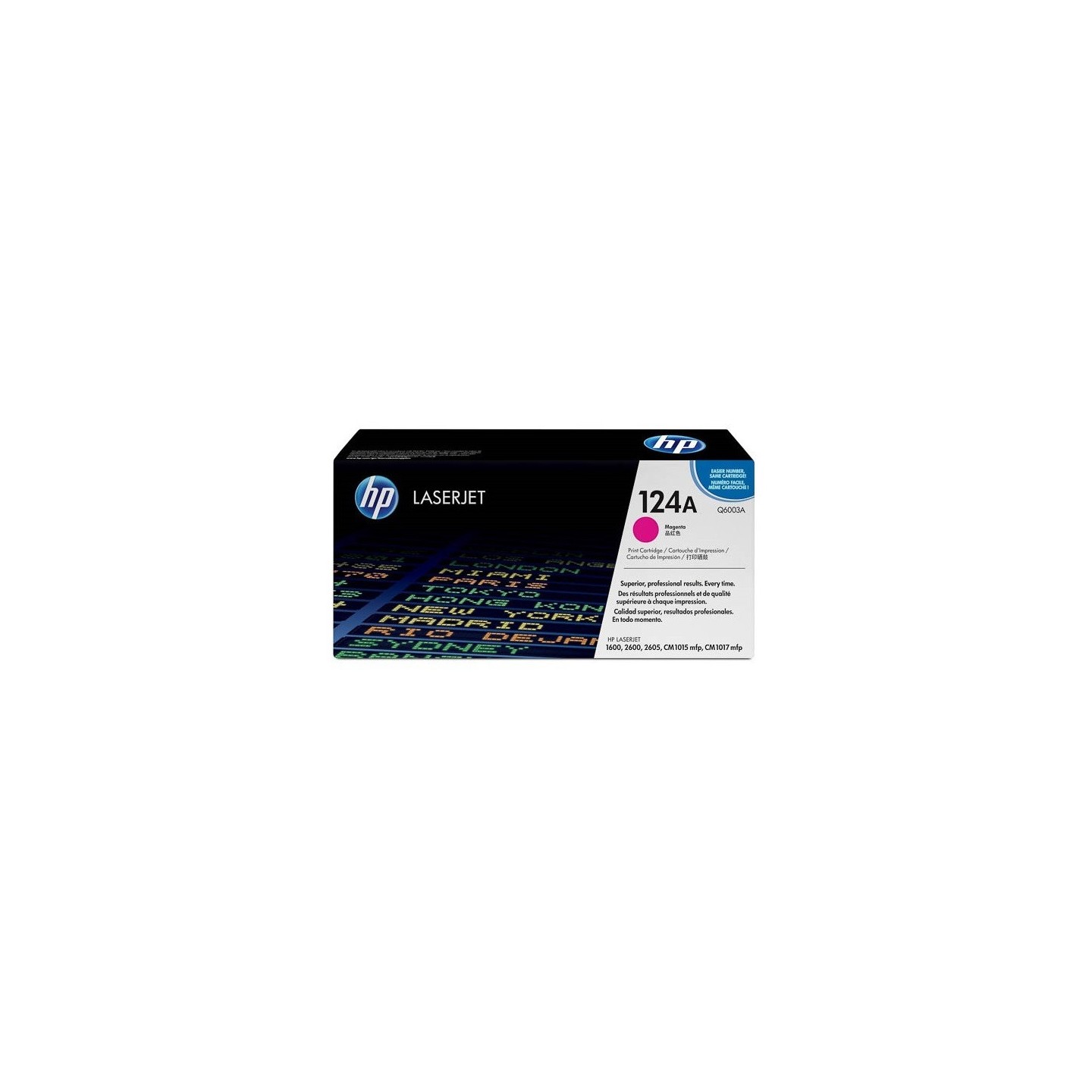 Toner HP magenta pour Color LaserJet 2600n (124A), Toner Express : achat en ligne de Toner HP magenta pour Color LaserJet 2600n 