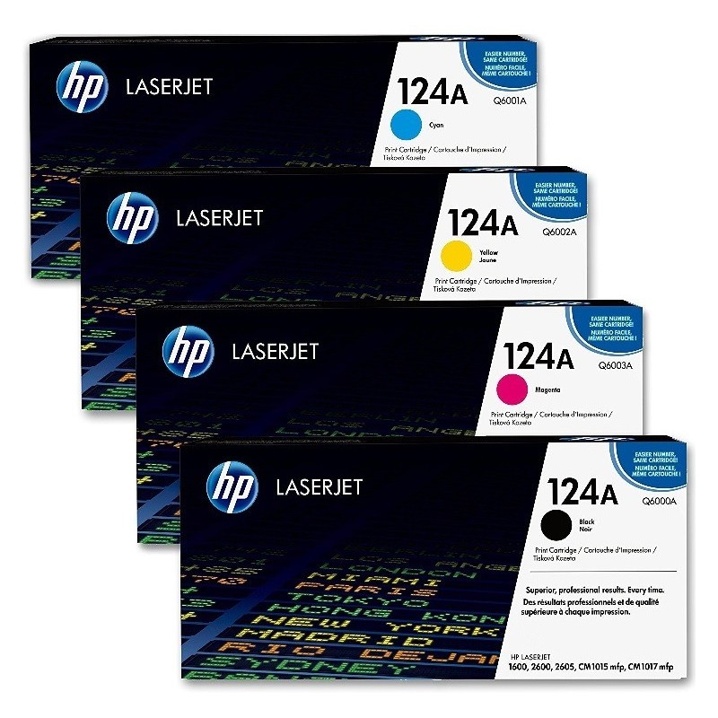 Pack de 4 Toners HP pour Color LaserJet 2600n