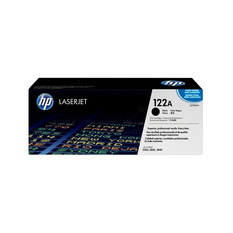 Toner HP noire pour Color LaserJet 2550 - 2800 (122A), Toner Express : achat en ligne de Toner HP noire pour Color LaserJet 2550
