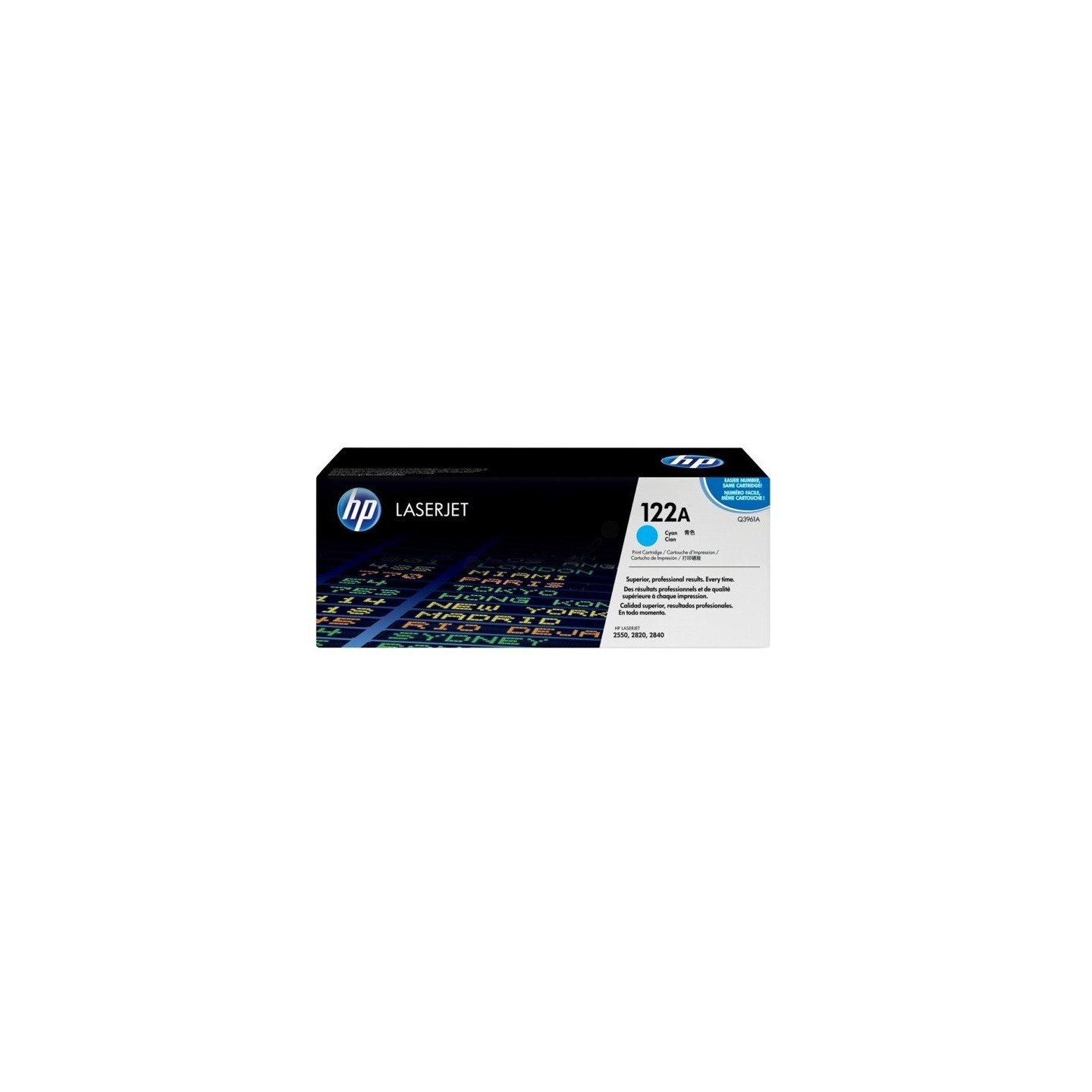 Toner HP Cyan haute capacité pour Color LaserJet 2550 - 2800 (122A), Toner Express : achat en ligne de Toner HP Cyan haute capac
