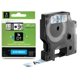 Ruban Dymo 12mm * 7m Noir DYMO pour LabelMaker / LabelManager ..., Toner Express : achat en ligne de Ruban Dymo 12mm * 7m Noir D