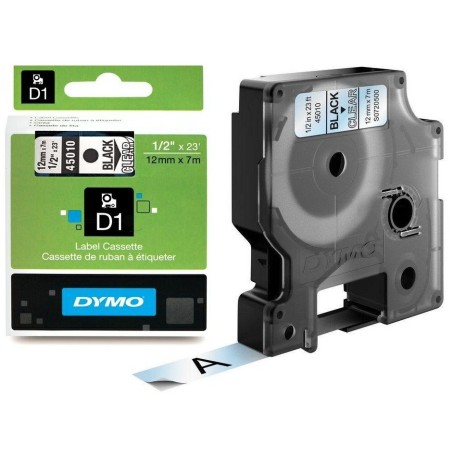 Ruban Dymo 12mm * 7m Noir DYMO pour LabelMaker / LabelManager ..., Toner Express : achat en ligne de Ruban Dymo 12mm * 7m Noir D