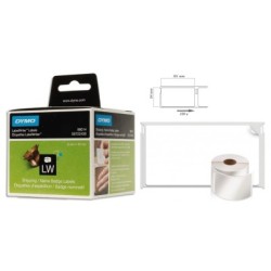 260 Etiquettes de badge nominatif LW adhesives Dymo 54mm x 101 mm (99014)