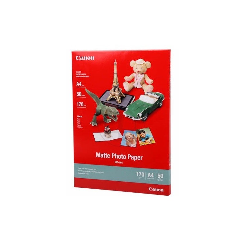 Canon Pack 50 feuilles papier photo mat A4 (MP101) - 170g 