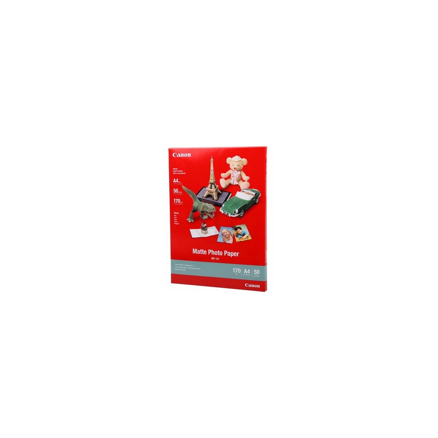 Canon Pack 50 feuilles papier photo mat A4 (MP101) - 170g 