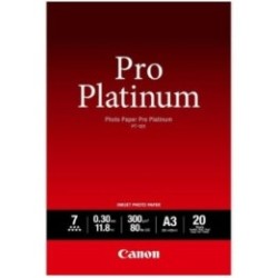 Canon PT-101 Pack 20 feuilles papier photo professionnel A3 (PT101) - 300g 