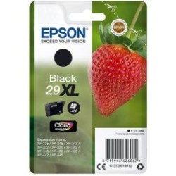 Cartouche Noire Epson Haute Capacité pour Expression Home XP-235 / XP332 / XP-432 ... (n°29XL - fraise), Toner Express : achat e