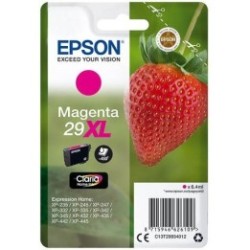 Cartouche Magenta Epson Haute Capacité pour Expression Home XP-235 / XP332 / XP-432 ... (n°29XL - fraise), Toner Express : achat