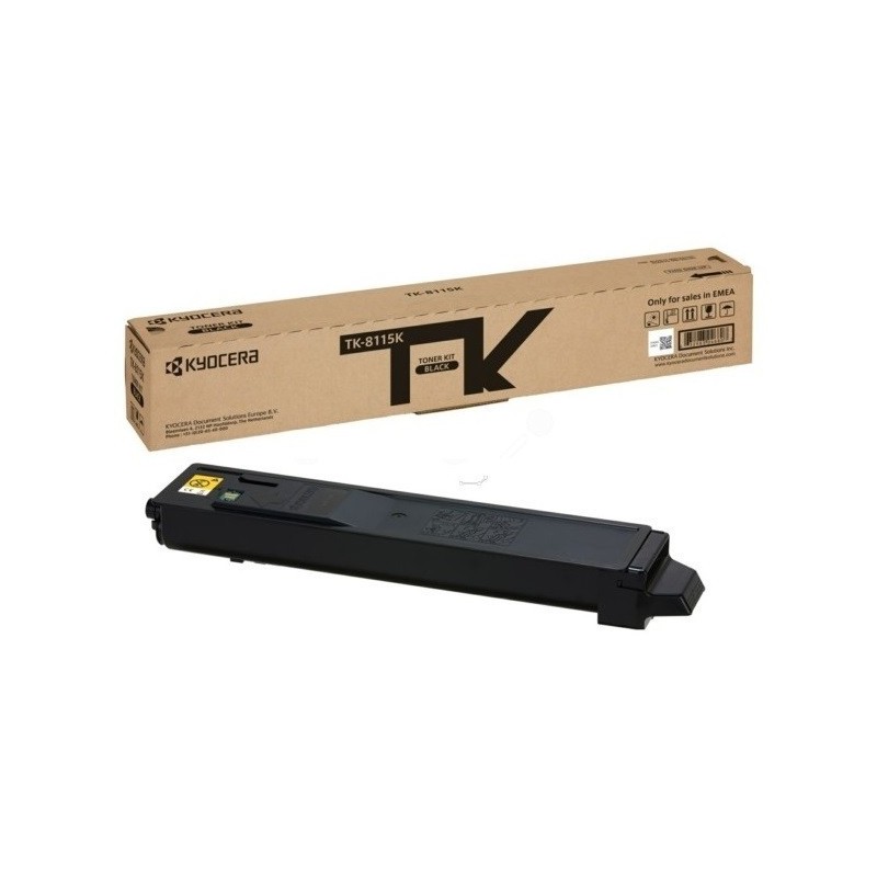 Toner noir Kyocera Mita pourEcosys M8124CIDN - M8130CIDN (TK-8115K)