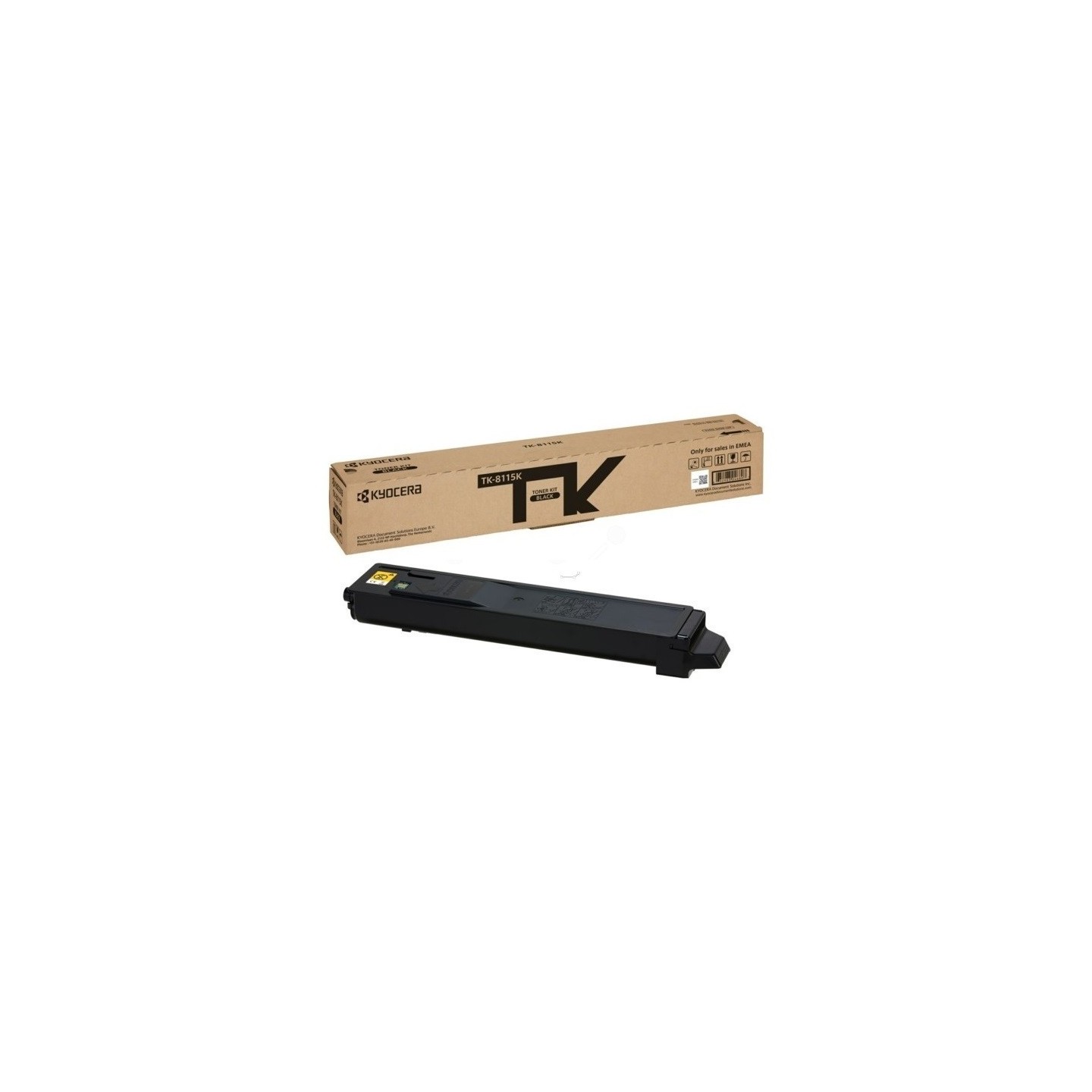 Toner noir Kyocera Mita pourEcosys M8124CIDN - M8130CIDN (TK-8115K)