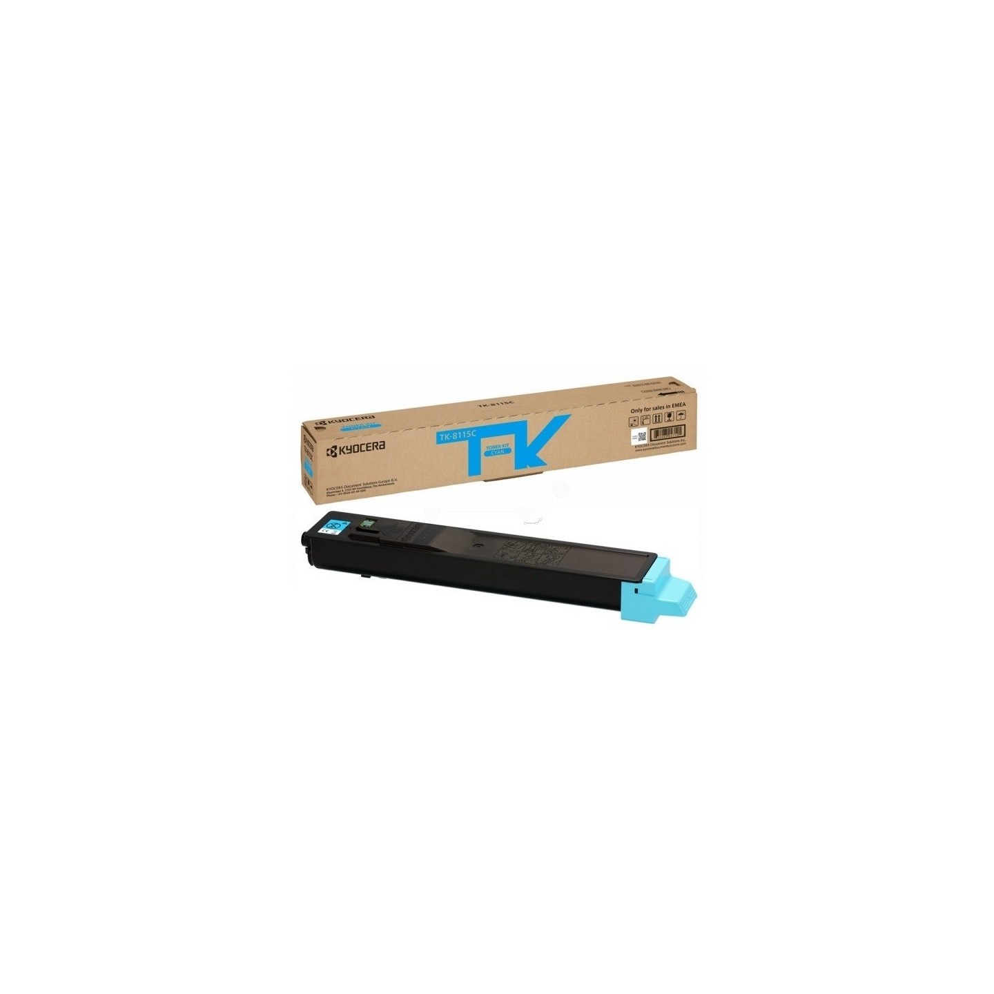 Toner cyan Kyocera Mita pour Ecosys M8124CIDN - M8130CIDN (TK-8115C)