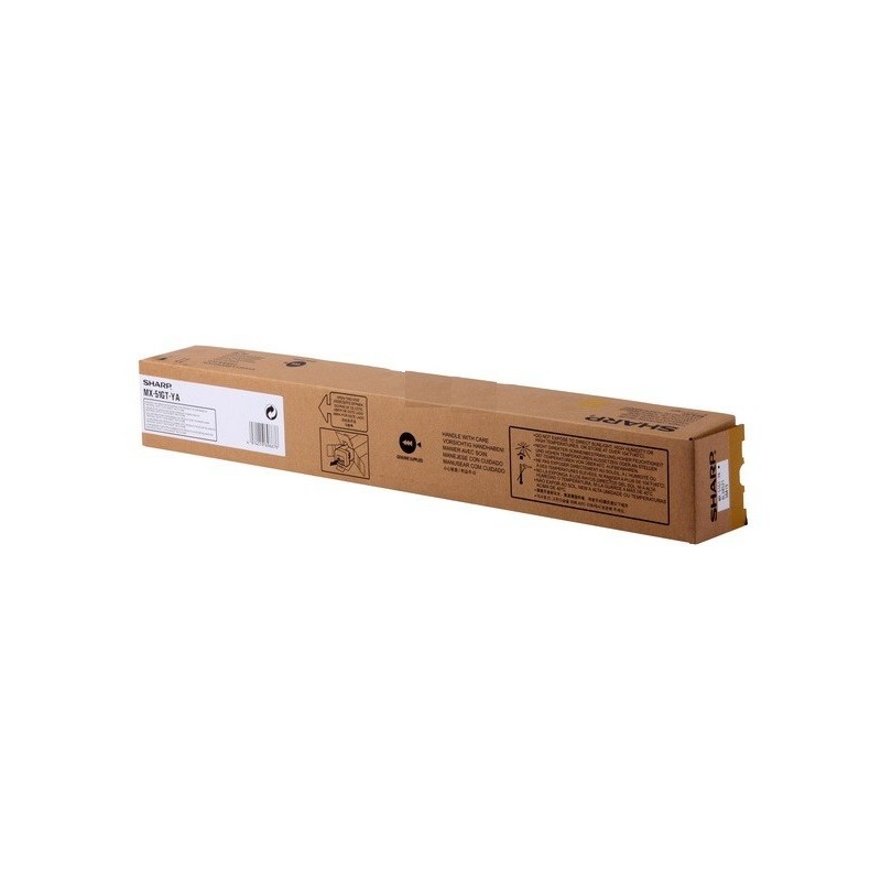 Toner jaune Sharp pour copieur MX4112 / MX5112..., Toner Express : achat en ligne de Toner jaune Sharp pour copieur MX4112 / MX5