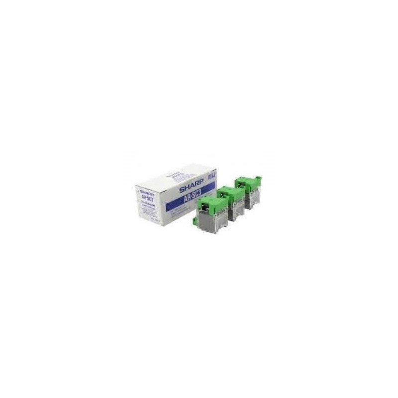 Pack 3 cartouches d'agrafes Sharp AR M550 / MX3610N ...(3 X 2000) (ARSC3)