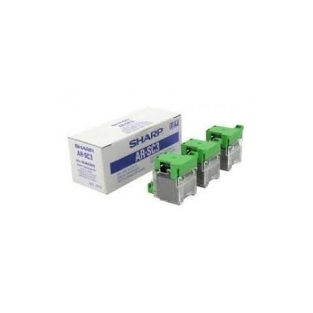 Pack 3 cartouches d'agrafes Sharp AR M550 / MX3610N ...(3 X 2000) (ARSC3)