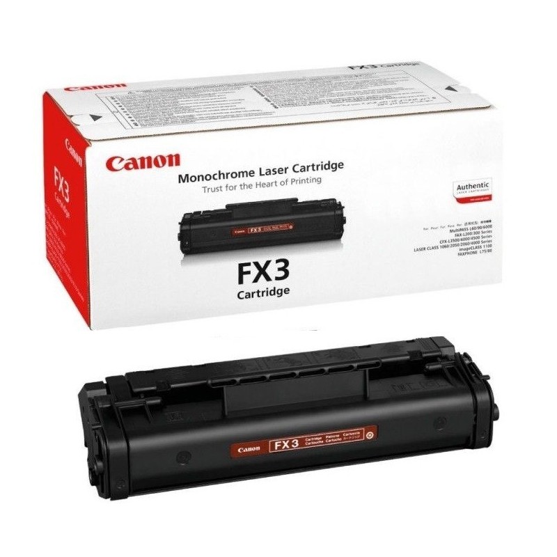 Toner CANON noire FX3 (1557A003), Toner Express : achat en ligne de Toner CANON noire FX3 (1557A003) pour imprimante