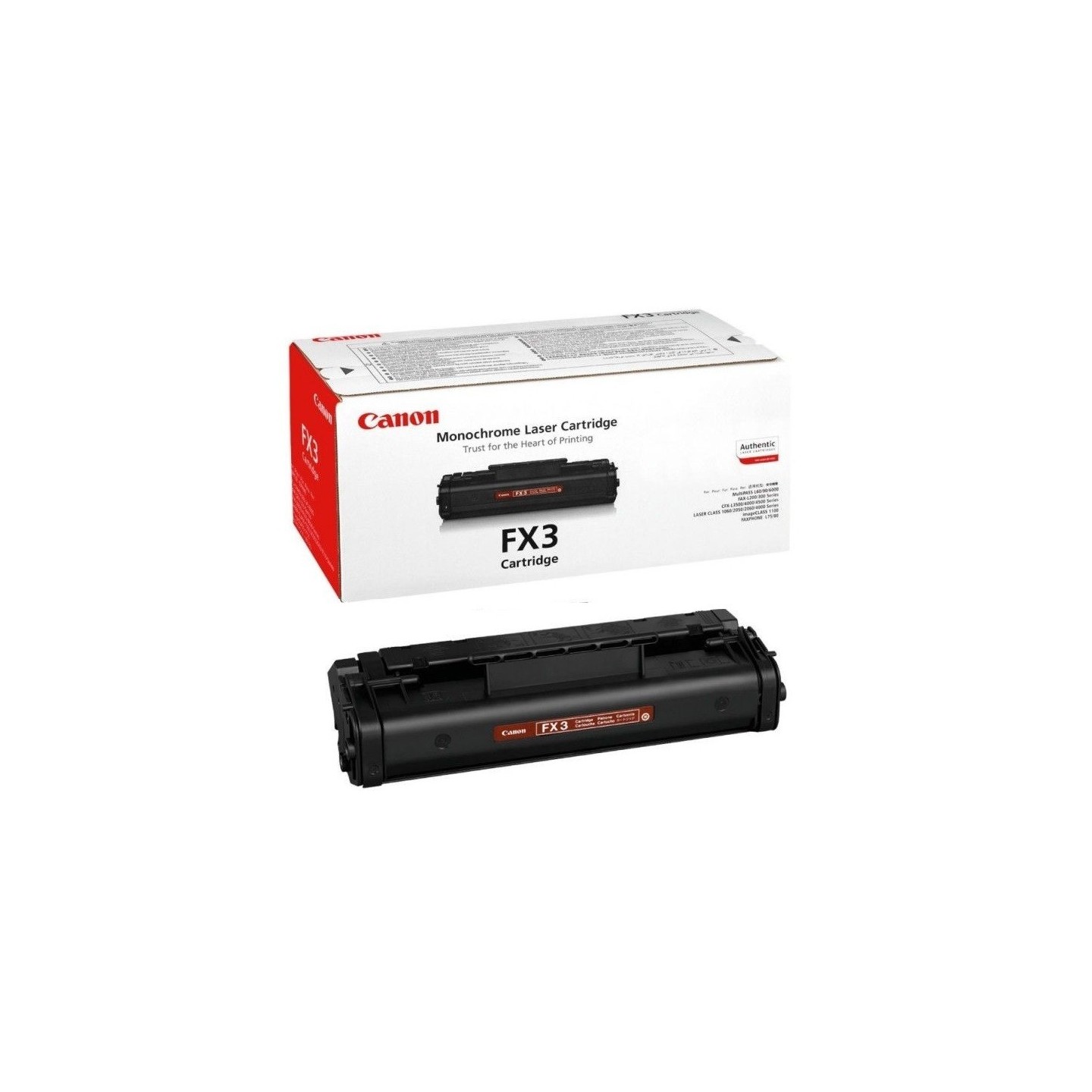Toner CANON noire FX3 (1557A003), Toner Express : achat en ligne de Toner CANON noire FX3 (1557A003) pour imprimante