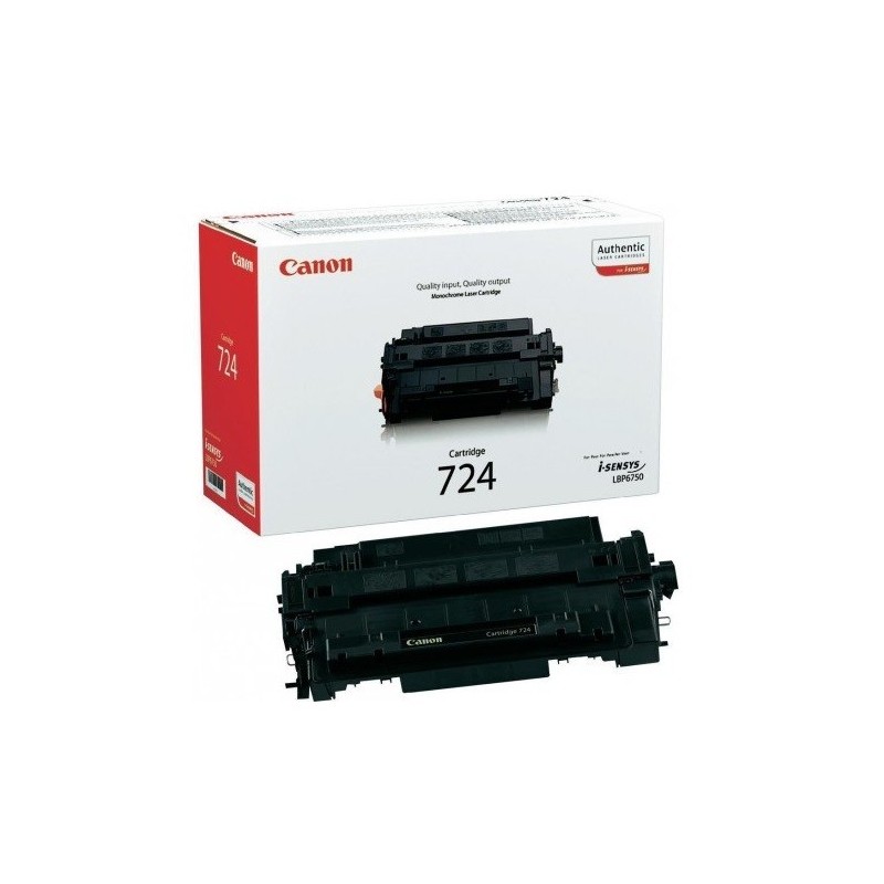 Toner noir Canon isensys LBP 6750DN   CRG-724, Toner Express : achat en ligne de Toner noir Canon isensys LBP 6750DN   CRG-724 p