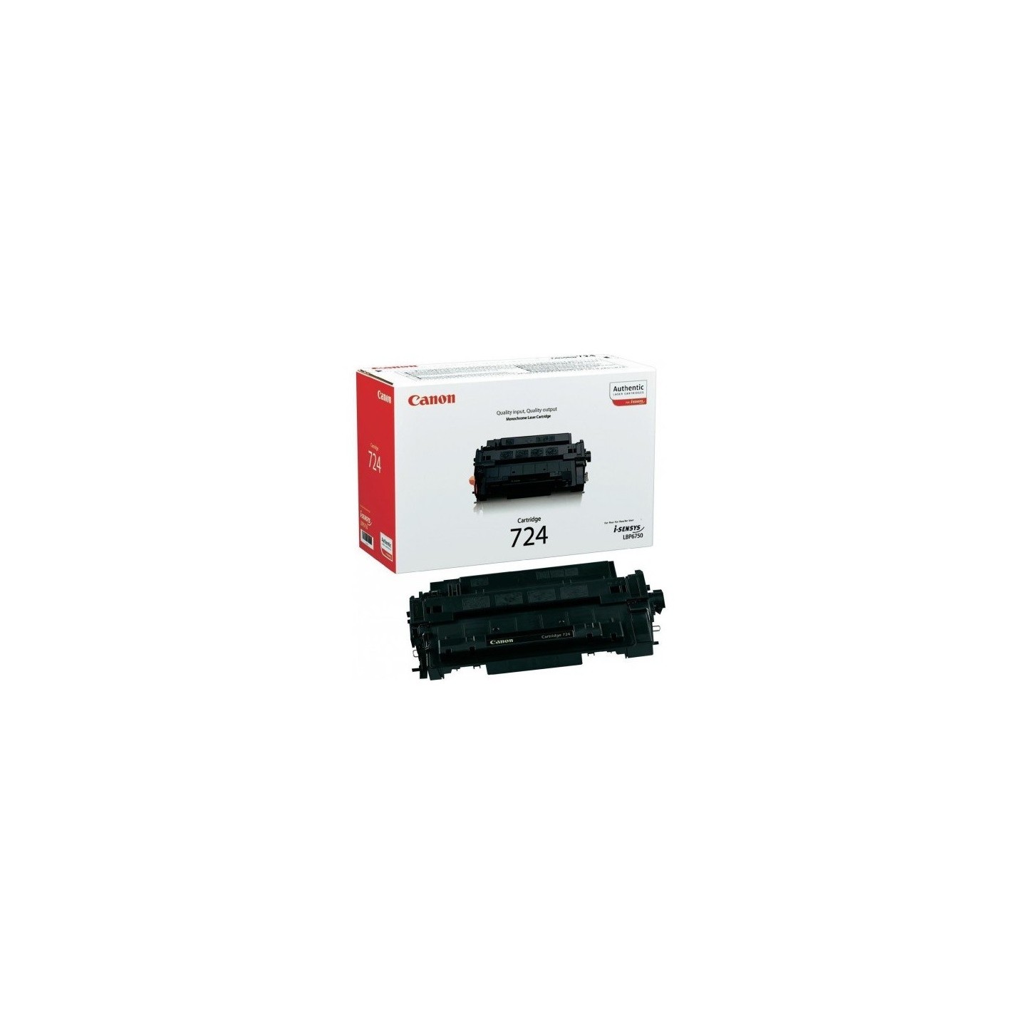 Toner noir Canon isensys LBP 6750DN   CRG-724, Toner Express : achat en ligne de Toner noir Canon isensys LBP 6750DN   CRG-724 p