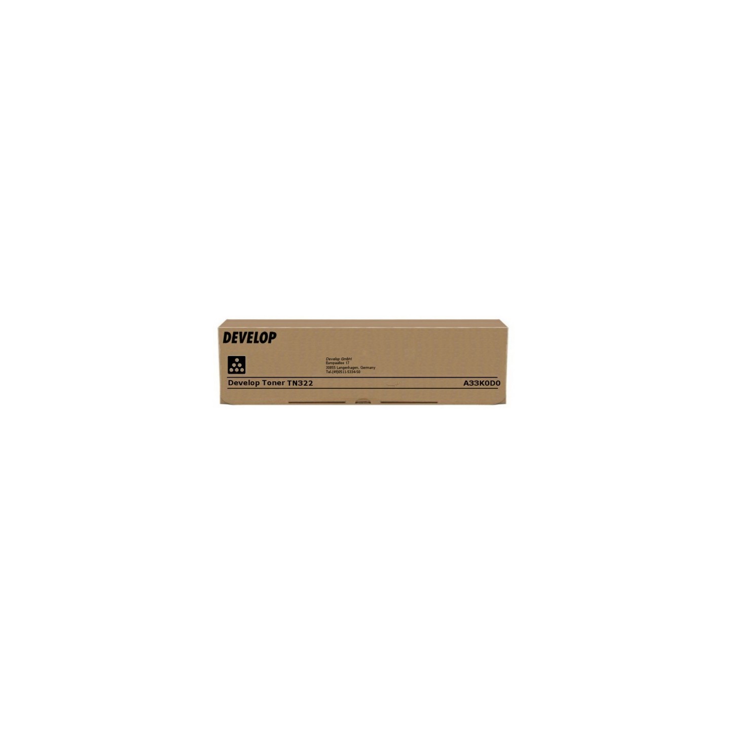 Toner noir Develop Ineo 224,284,364 (TN-322)