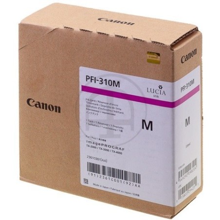 Cartouche d'encre Magenta Canon pour Image Prograf TX2000, TX3000 ... (PFI310M)