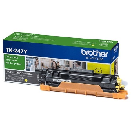 Toner Jaune Haute Capacité Brother pour DCP L3510CDW/ HL L3210CW/ MFC L3710CW ... (TN247Y)