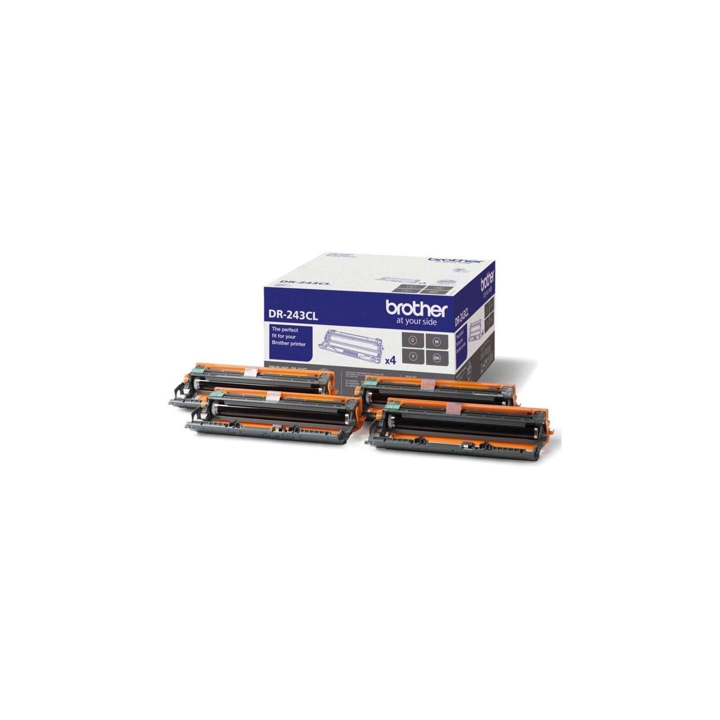 4 Unités Tambours Brother pour DCP L3510CDW/ HL L3210CW/ MFC L3710CW ... (DR243CL)