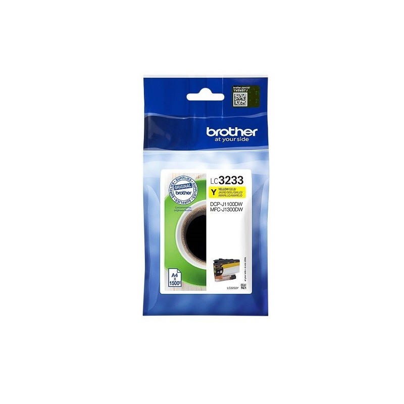 Cartouche Jet d'encre Jaune BROTHER pour multi-fonction MFC-J1300DW...
