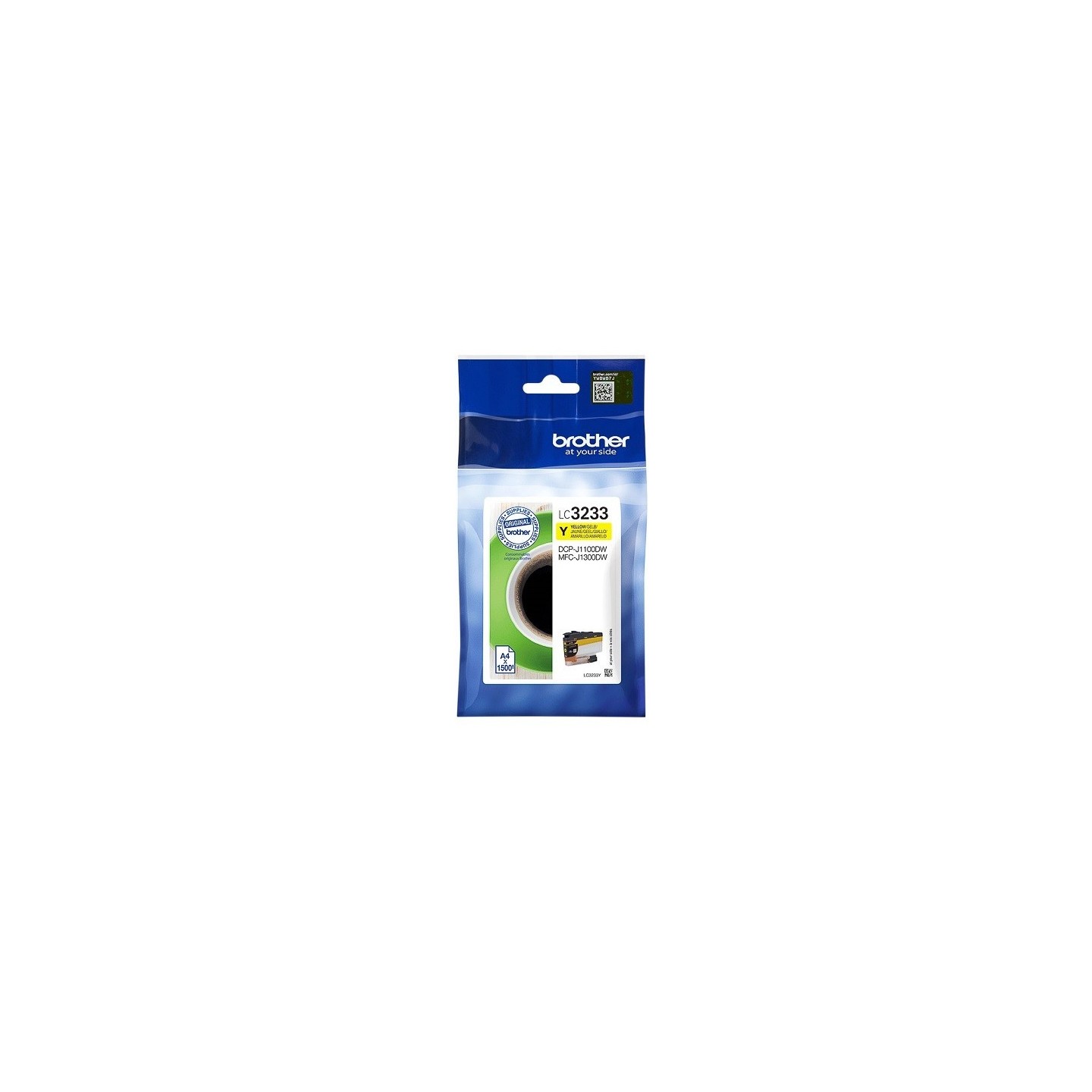 Cartouche Jet d'encre Jaune BROTHER pour multi-fonction MFC-J1300DW...
