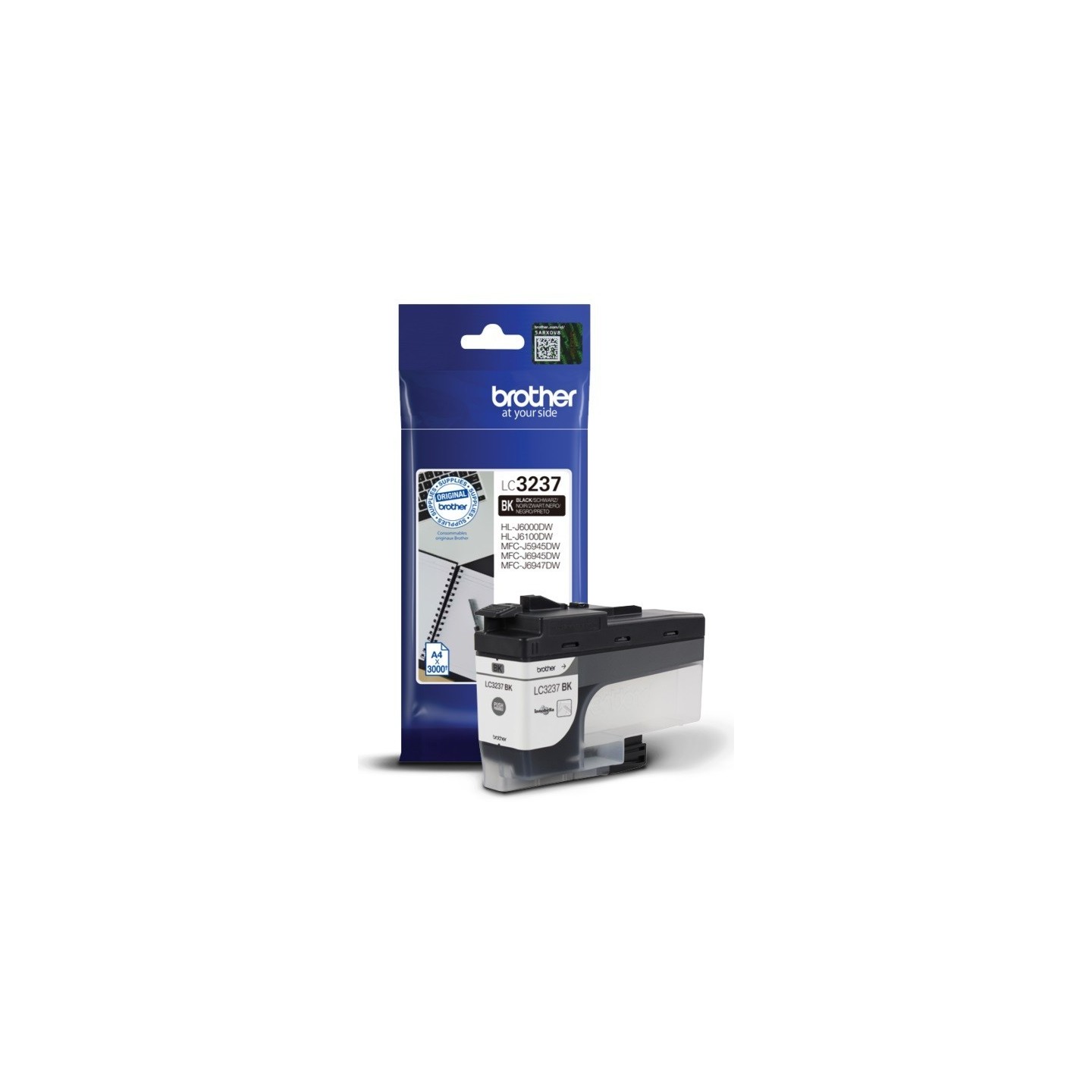 Cartouche Jet d'encre Noir BROTHER pour multi-fonction MFC-J5945DW...