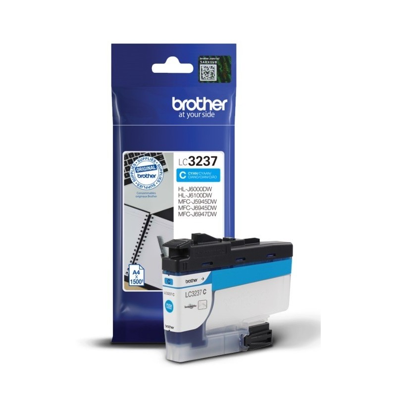Cartouche Jet d'encre Cyan BROTHER pour multi-fonction MFC-J5945DW...