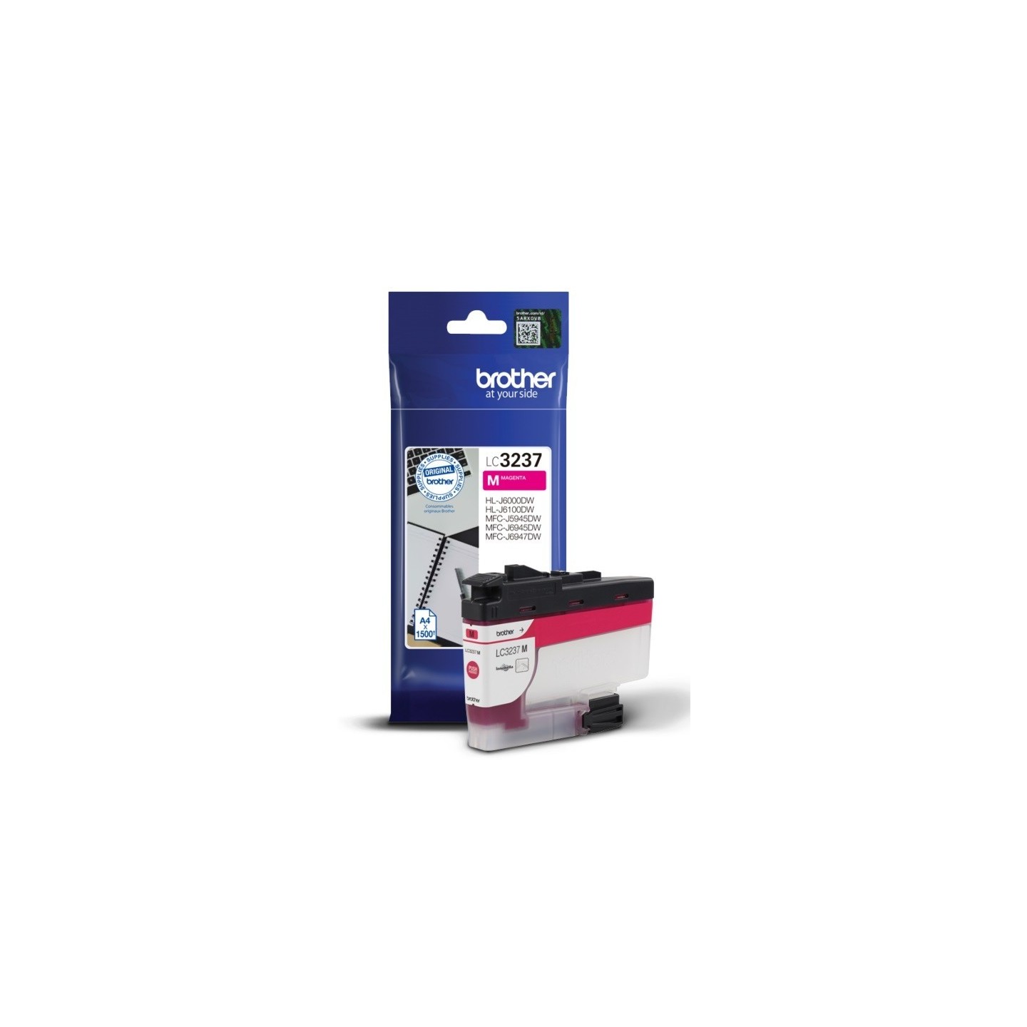 Cartouche Jet d'encre Magenta BROTHER pour multi-fonction MFC-J5945DW...