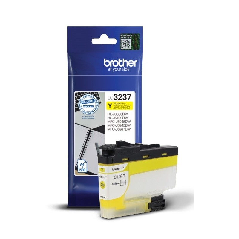 Cartouche Jet d'encre Jaune BROTHER pour multi-fonction MFC-J5945DW...