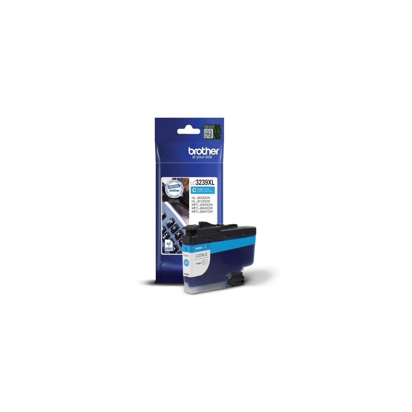 Cartouche Jet d'encre haute capacité Cyan BROTHER pour multi-fonction MFC-J5945DW...